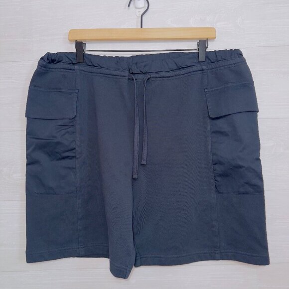 Armani Exchange Men's Black Elastic Stretchy Waist Casual Cargo Shorts size XL - Picture 1 of 5